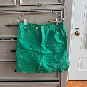 Croft & Barrow green skort